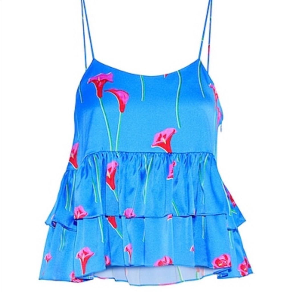 Caroline Constas Ruffle Camisole